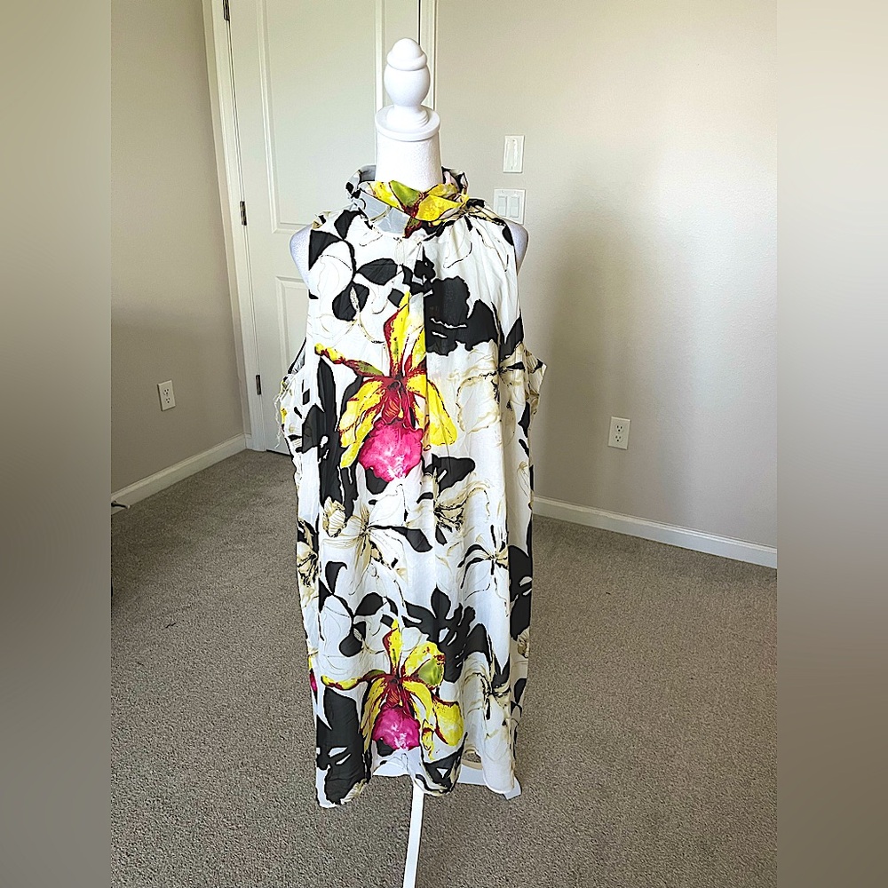 NWOT Madison Paige II Sleeveless Mock Neck Dress Size 2X